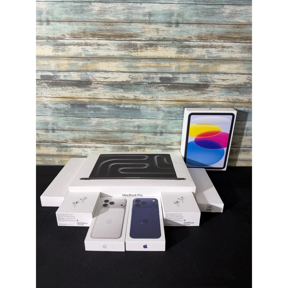 Apple Empty Boxes Bundle MacBook Pro iPad iPhone 15 Pro Max AirPods Watch